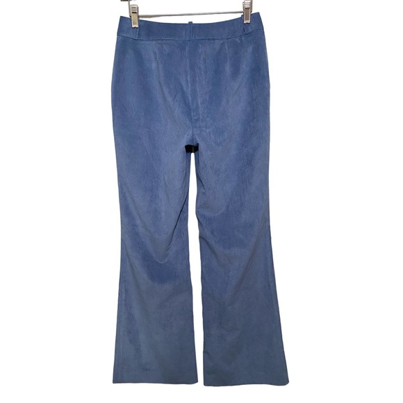 NWT Mustique Flared Fit Trousers Blue Corduroy Pants 36 6 - Picture 2 of 11